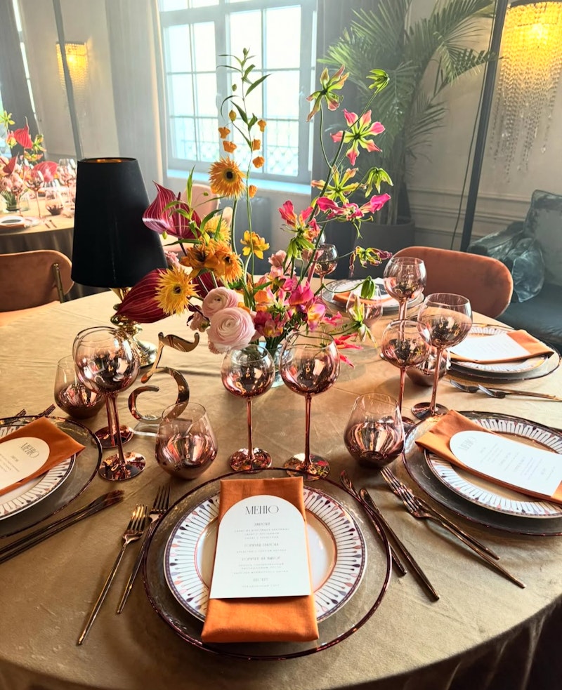 Тарелка Паттерн Розовый С