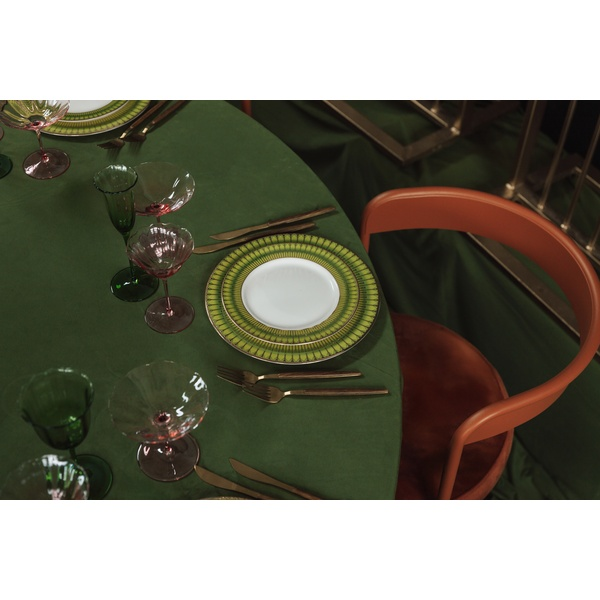 Скатерть велюр, круглая, мачта - Фото 4