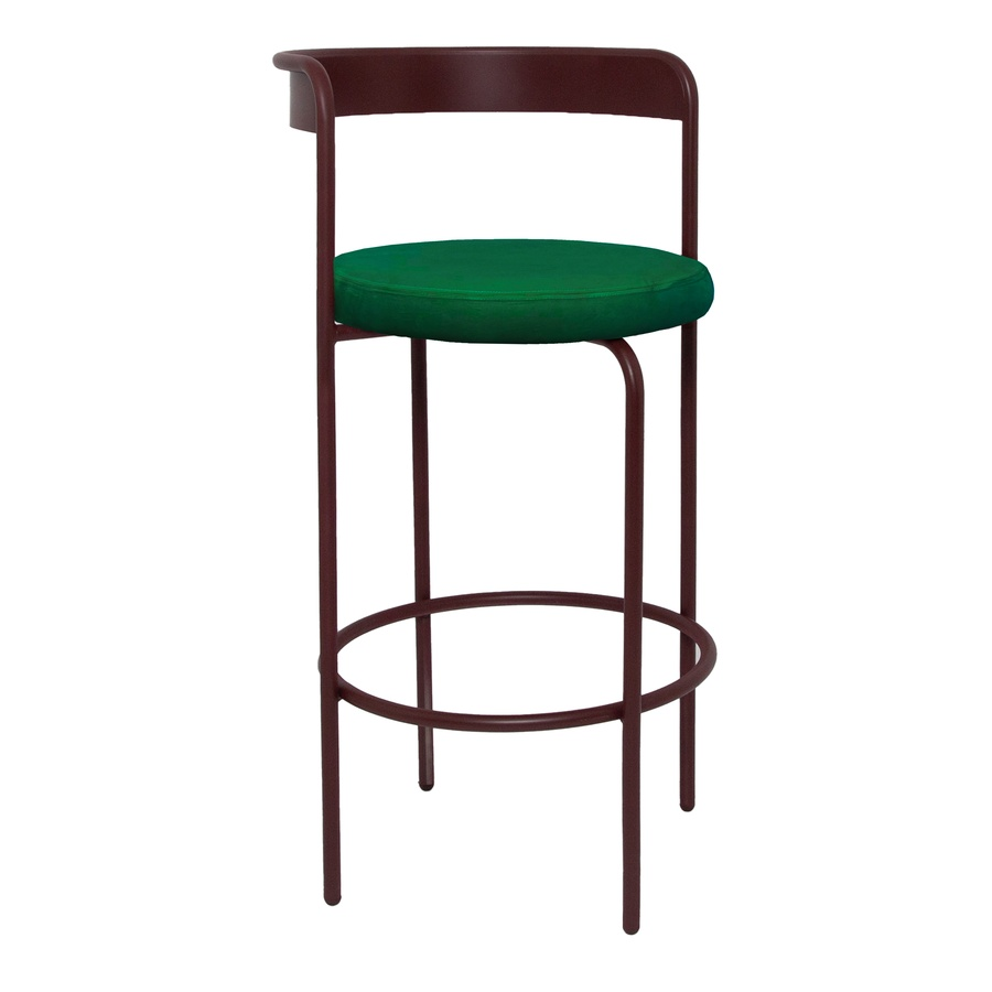 Стул барный Колори Бордо + Изумрудный - Фото миниатюра 1