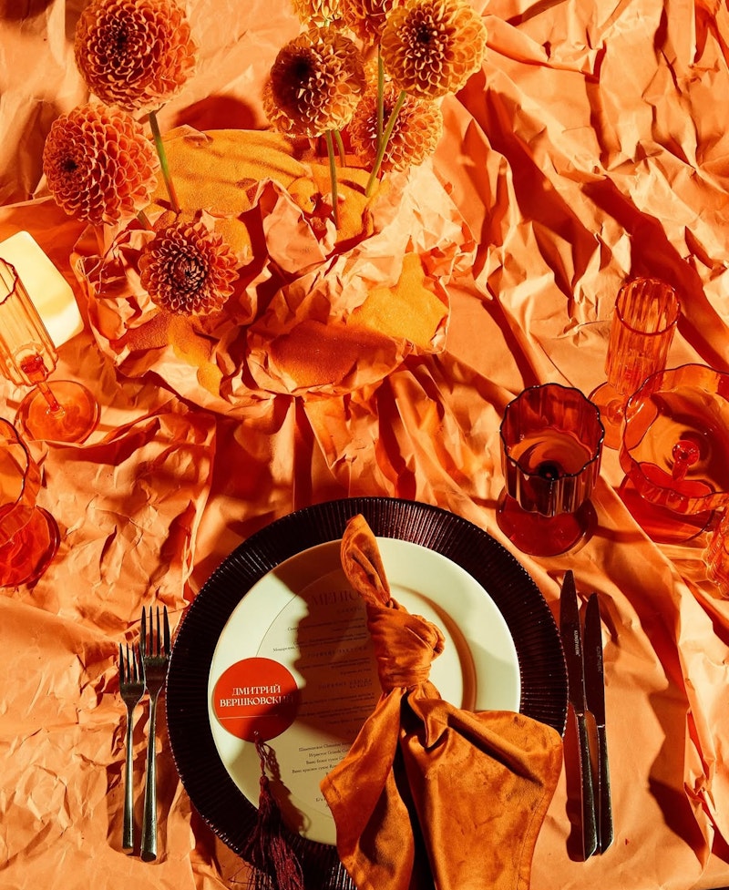 Сет бокалов Сквош Этюд в оранжевом