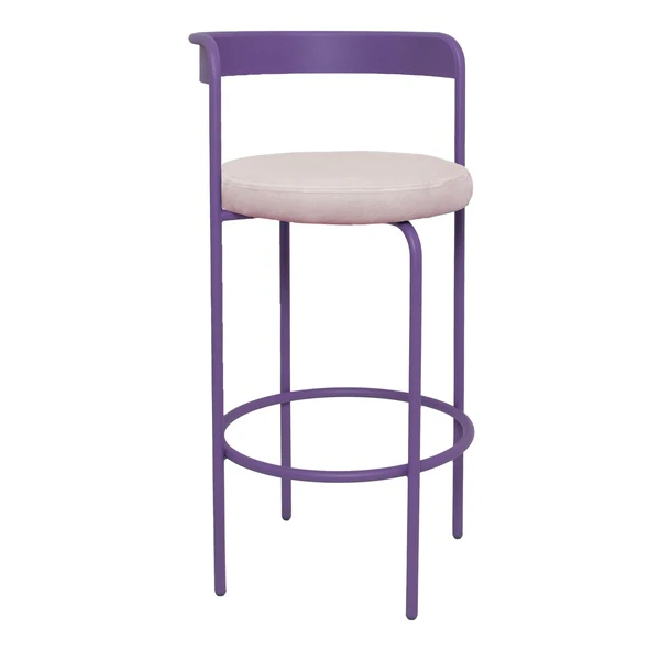 Стул барный Колори, Фиалковое мороженое + Розовый кварц