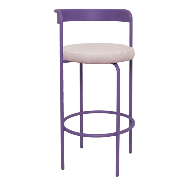 Стул барный Колори, Фиалковое мороженое + Розовый кварц