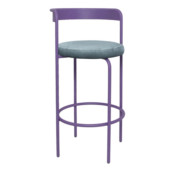 Стул барный Колори, Фиалковое мороженое + Серо-голубой