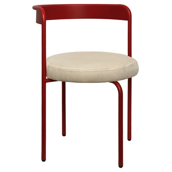 Стул Колори, Красный бархат + Кремовый бисквит