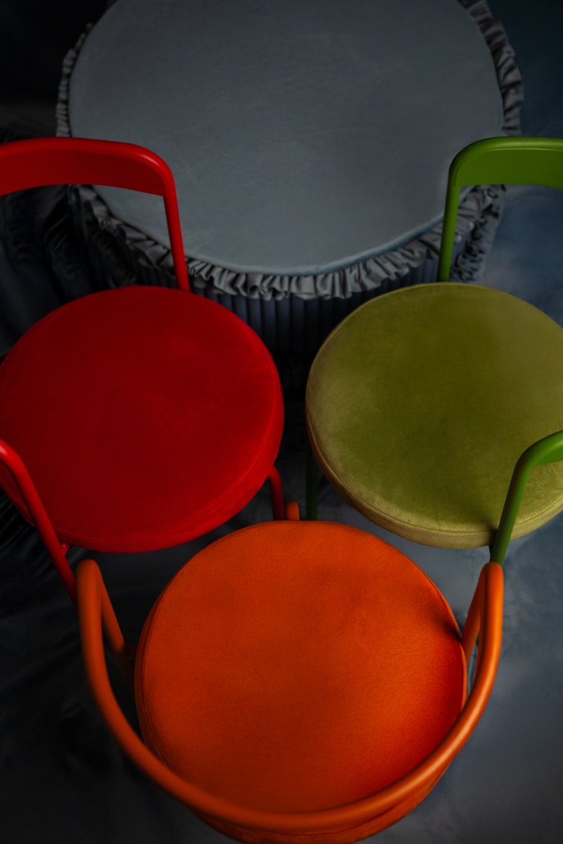 Стул Колори, Фисташковое пралине + Матча