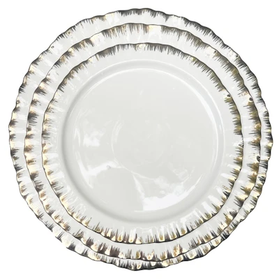 Порционная тарелка Подсолнух Золото М - изображение 2