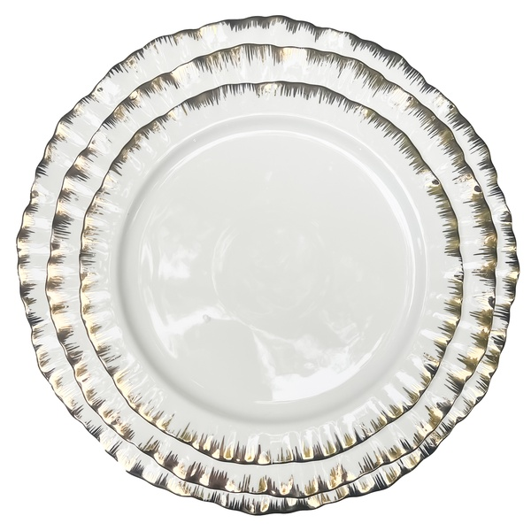 Порционная тарелка Подсолнух Золото М - Фото 3