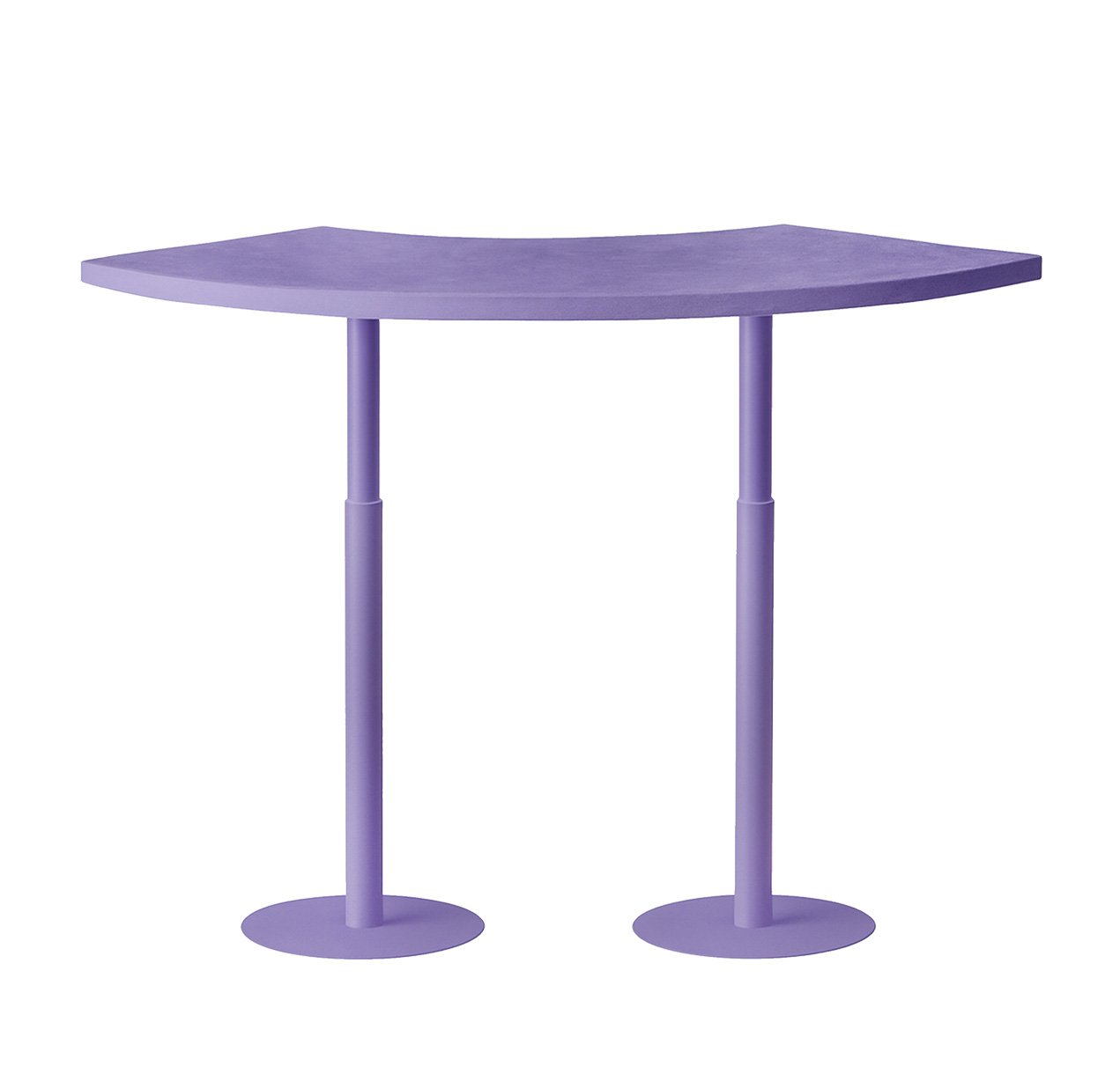 Стол коктейльный Твист Змейка С, Фиалковое мороженое + Нежная орхидея (телескопические ноги) - Фото миниатюра 1