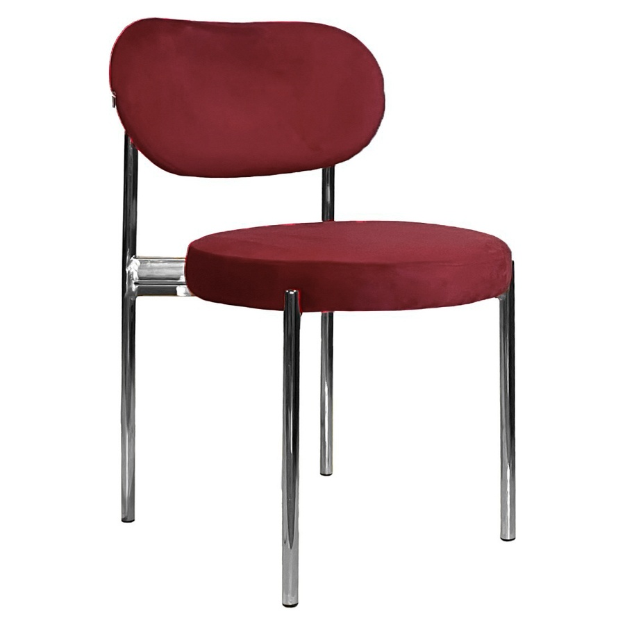 Стул Модерн Серебро, Бордо - Фото миниатюра 1