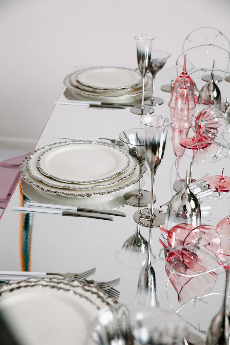 Порционная тарелка Подсолнух Серебро С