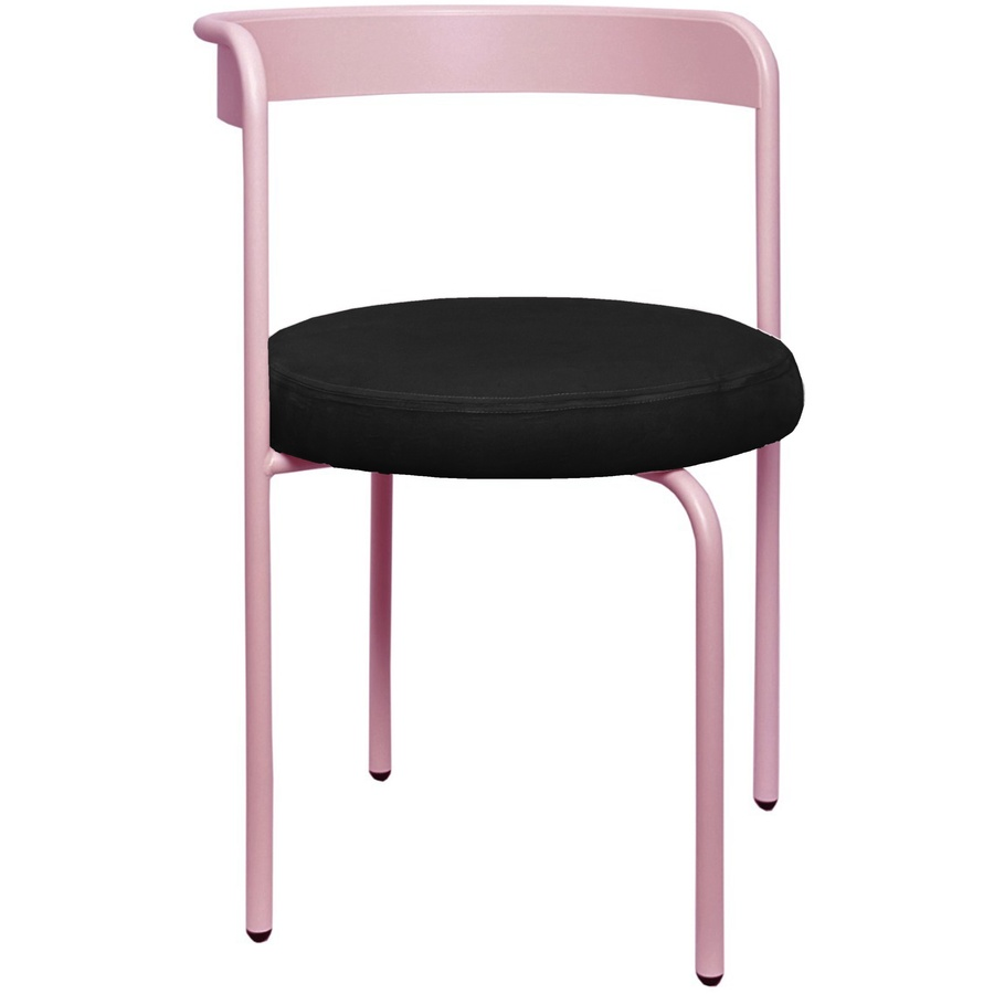 Стул Колори, Розовая помада + Черная ночь - Фото миниатюра 1