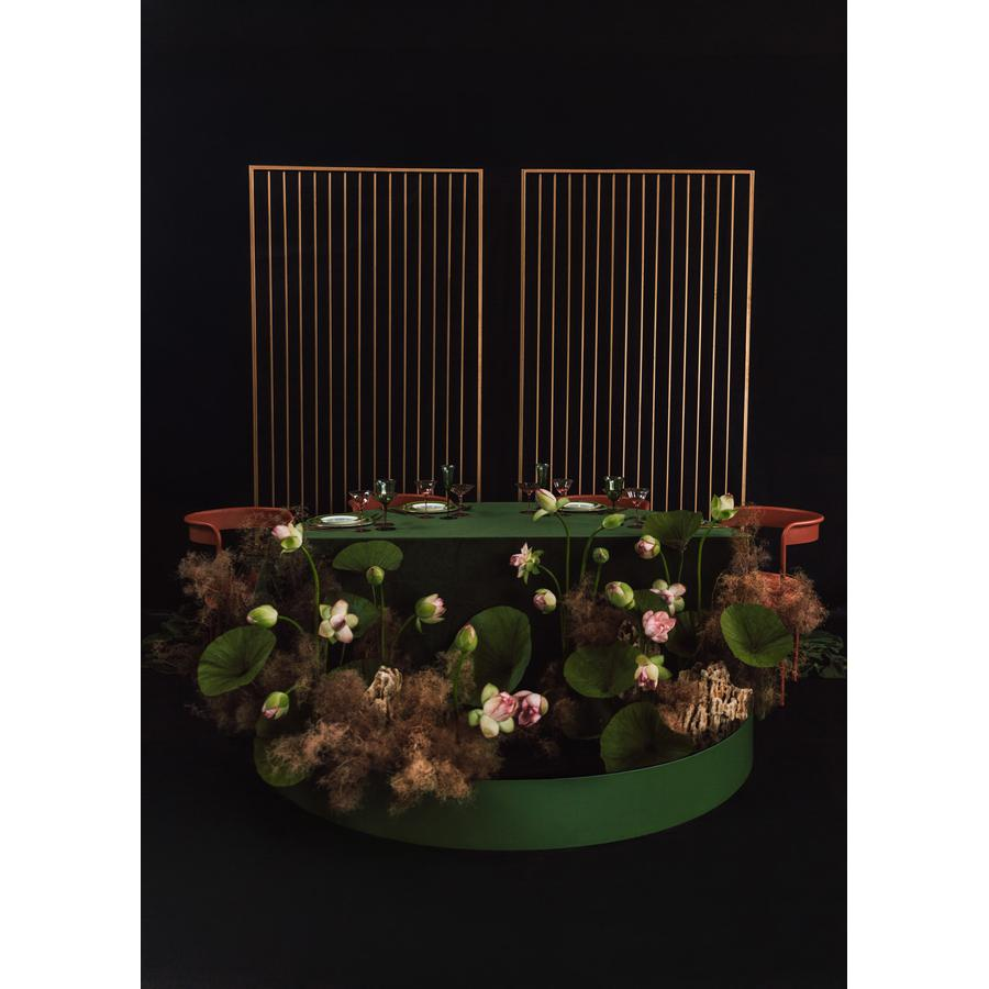 Сет Оазис (стол, скатерть, флористическая емкость) - Фото миниатюра 5