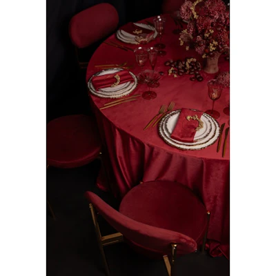 Салфетка велюр, пьяная вишня - изображение 3