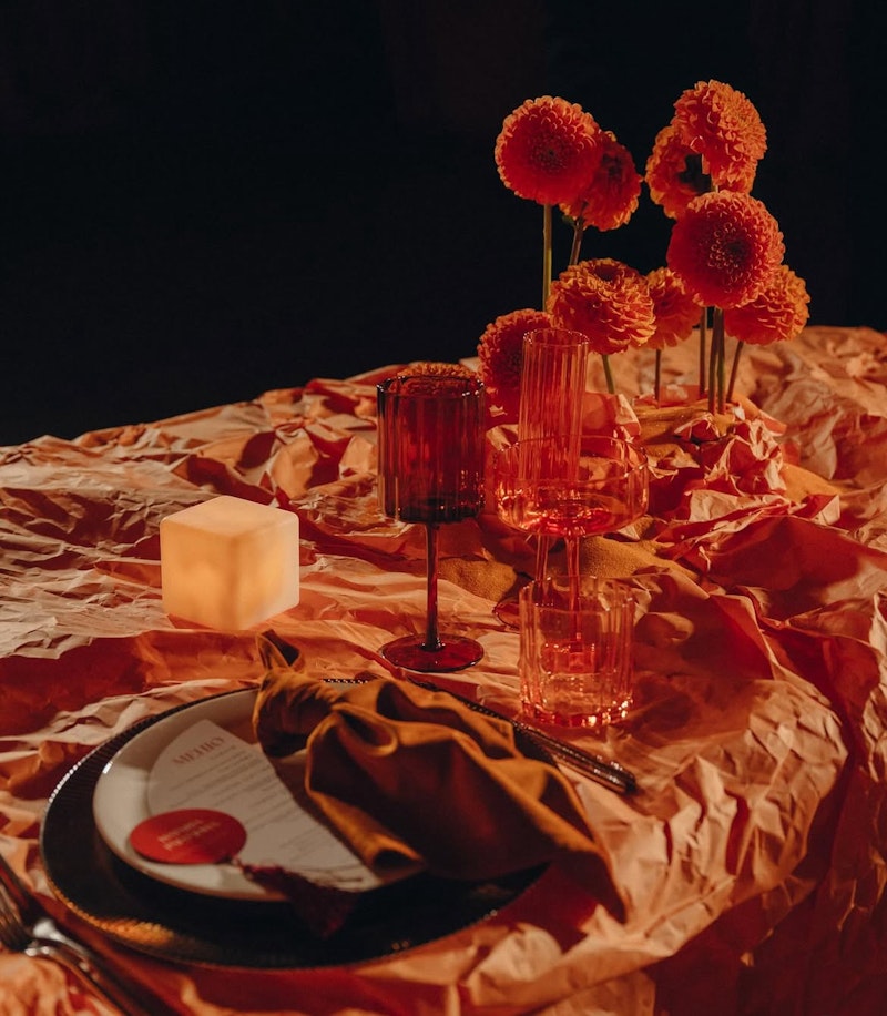 Сет бокалов Сквош Этюд в оранжевом