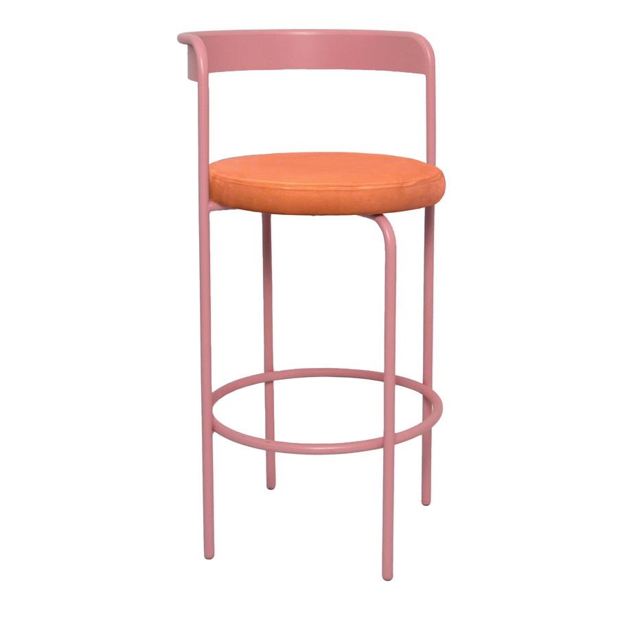 Стул барный Колори, Розовая помада + Игривый персик - Фото миниатюра 1