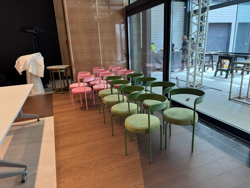 Стул Колори, Фисташковое пралине + Матча