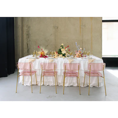 Салфетка из смесового льна, Бежевая с помпонами - изображение 4