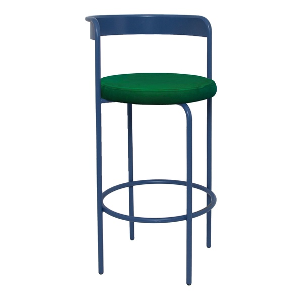 Стул барный Колори, Черничный йогурт + Изумрудный