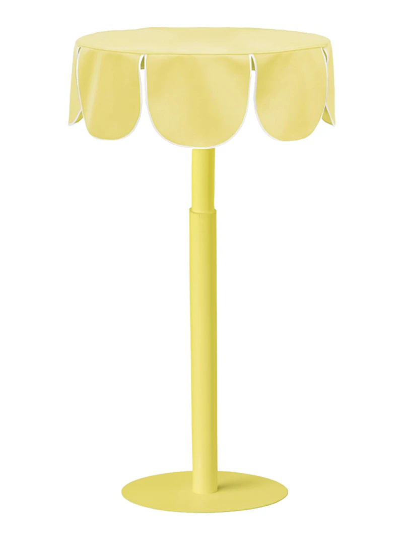 Комплект Стол "Да,капитан" Твист, Лимонный капкейк + Желтая субмарина с белым кантом, велюр