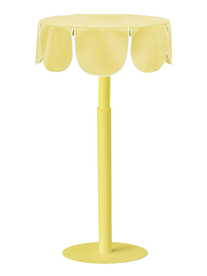 Комплект Стол "Да,капитан" Твист, Лимонный капкейк + Желтая субмарина с белым кантом, велюр - Фото миниатюра 1