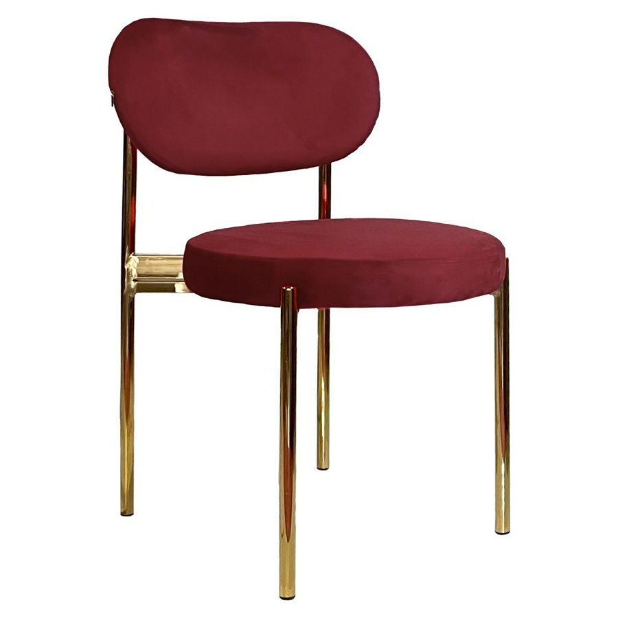 Стул Модерн Золото, Бордо - Фото миниатюра 1