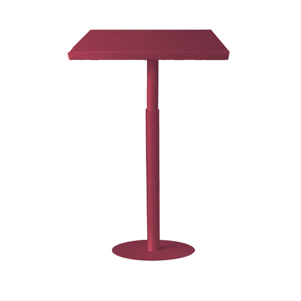 Стол коктейльный Твист Прямоугольный С, пьяная вишня (телескопическая нога) - изображение 1