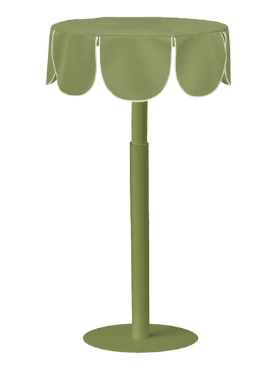 Комплект Стол "Да,капитан" Твист Фисташковое пралине + матча с белым кантом, велюр