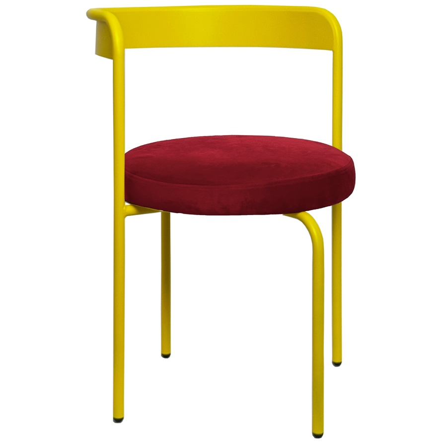 Стул Колори, Лимонный капкейк + Бордо - Фото миниатюра 1