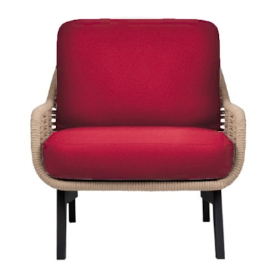 Кресло Ван Гог, малиново-красное