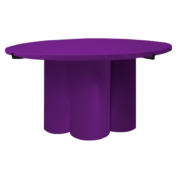 Журнальный столик Сквош, Таинственный фиолетовый велюр - Фото 1