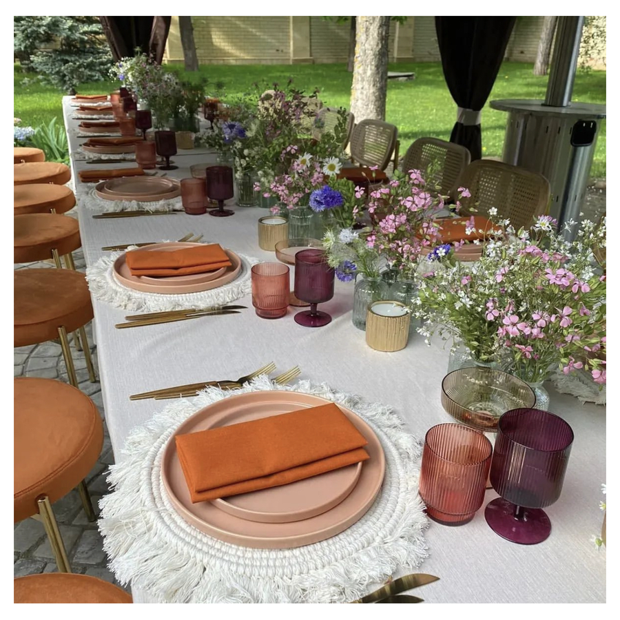 Сет тарелок Акцент Терракота С и М - Фото миниатюра 2