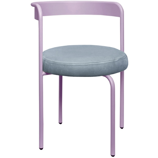 Стул Колори, Фиалковое мороженое + серо-голубой