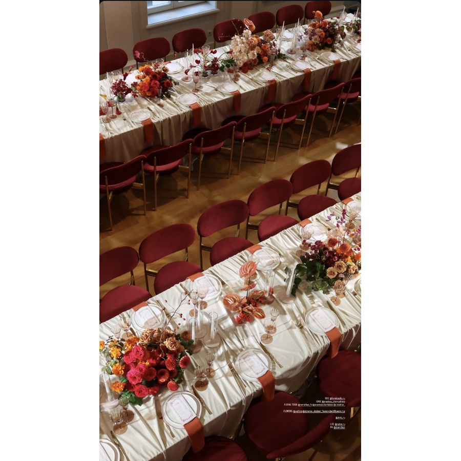 Стул Модерн Золото, Бордо - Фото миниатюра 4