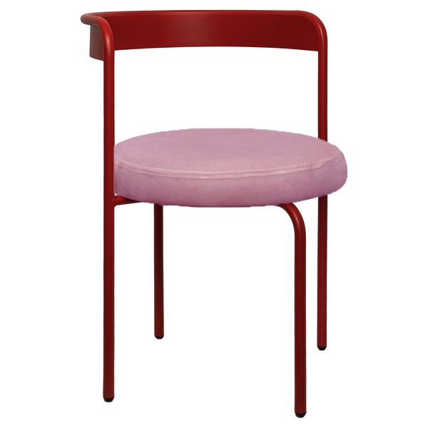 Стул Колори, Красный бархат + Куколка