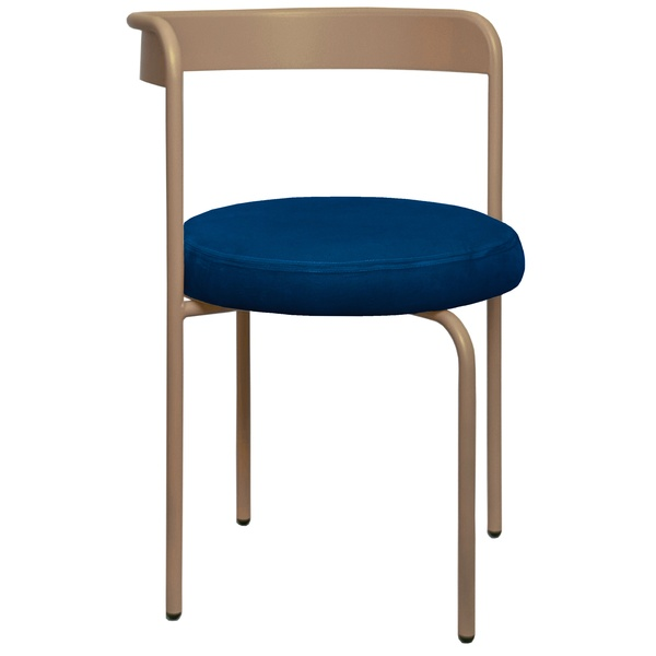 Стул Колори, Капучино + Глубокий синий 