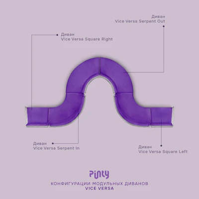 Пуф Кручу-верчу Квадрат Нежная орхидея - изображение 5