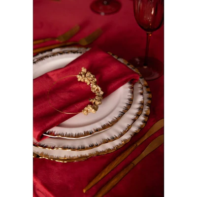 Порционная тарелка Подсолнух Золото С - изображение 3