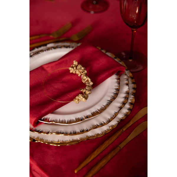 Порционная тарелка Подсолнух Золото С - Фото 4