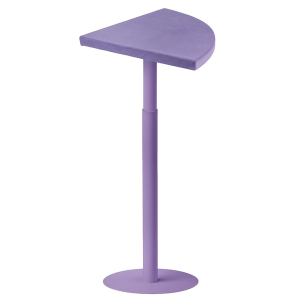 Стол коктейльный Твист Лепесток, Фиалковое мороженое + Нежная орхидея (телескопическая нога) - изображение 1