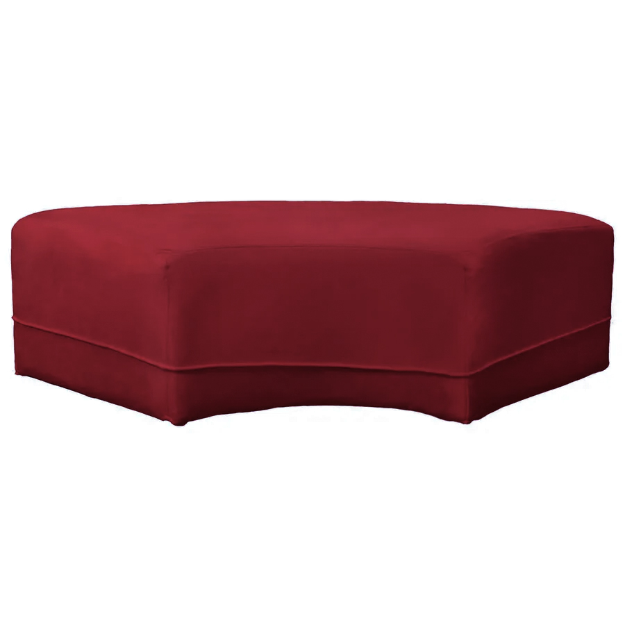 Пуф Кручу-верчу Змейка Вогнутый, пьяная вишня - Фото миниатюра 1