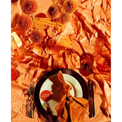 Сет бокалов Сквош Этюд в оранжевом - изображение 2