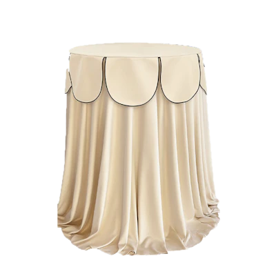 Комплект стол+скатерть+шапочка, "Да, капитан!" Тавола, кремовый бисквит, велюр