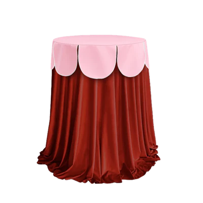 Комплект стол+скатерть "Да, капитан!" Тавола, Куколка + скатерть Малиново-красный