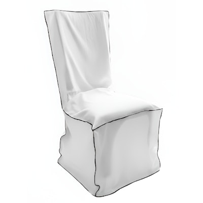 Чехол для стула с черной строчкой