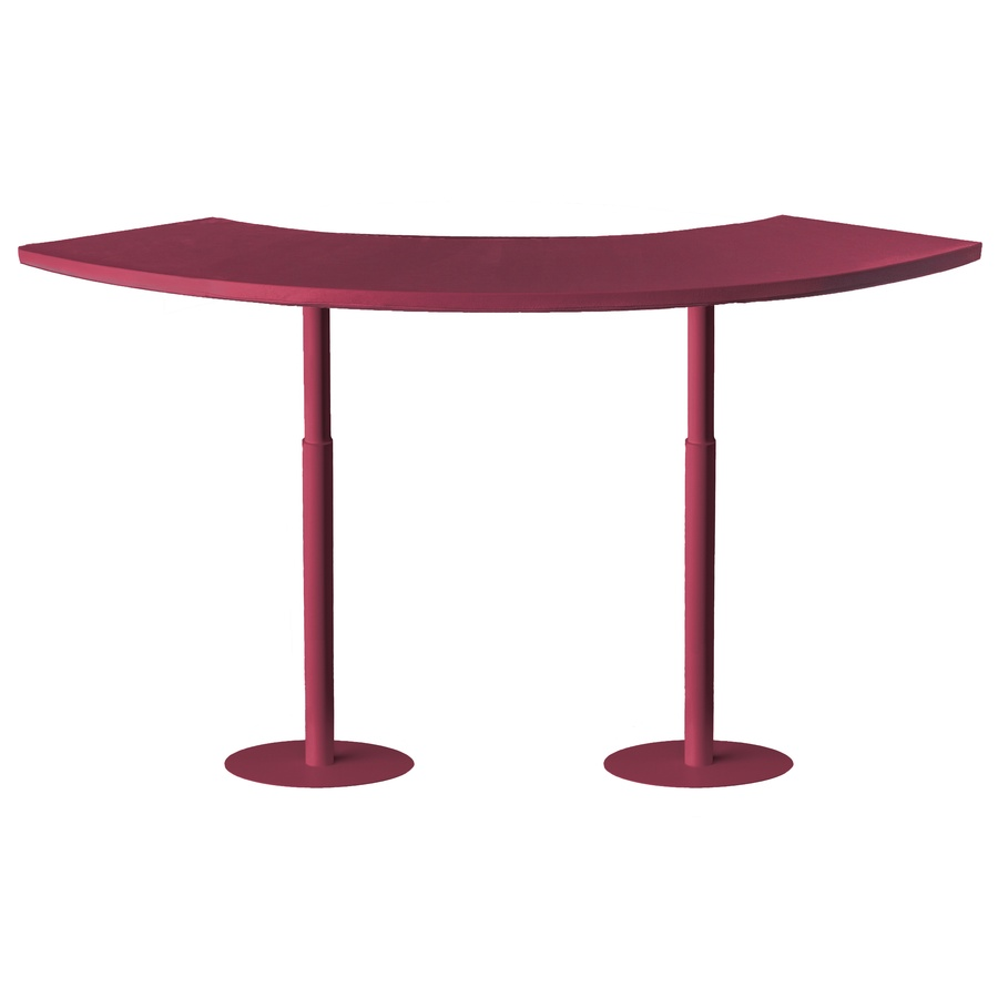 Стол коктейльный Твист Змейка М, пьяная вишня, (телескопическая нога)  - Фото миниатюра 1