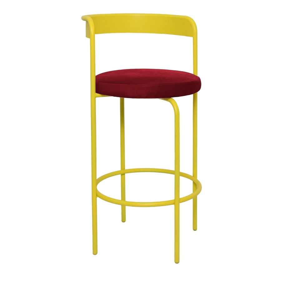 Стул барный Колори, Лимонный капкейк + Бордо - Фото миниатюра 1