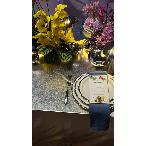 Порционная тарелка Подсолнух Серебро С - Фото 9