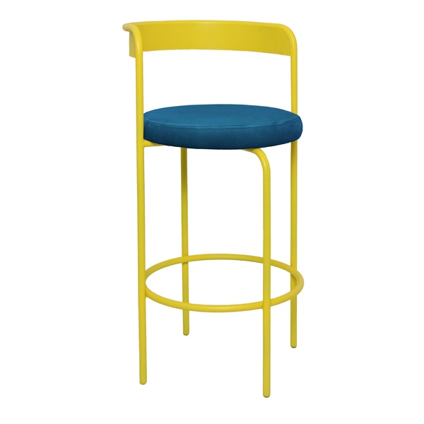 Стул барный Колори, Лимонный капкейк + Морская волна