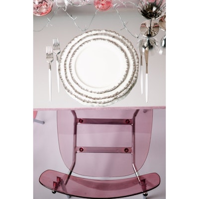 Столовые приборы Гоа бело-серебряные, сет 4 предмета - изображение 3