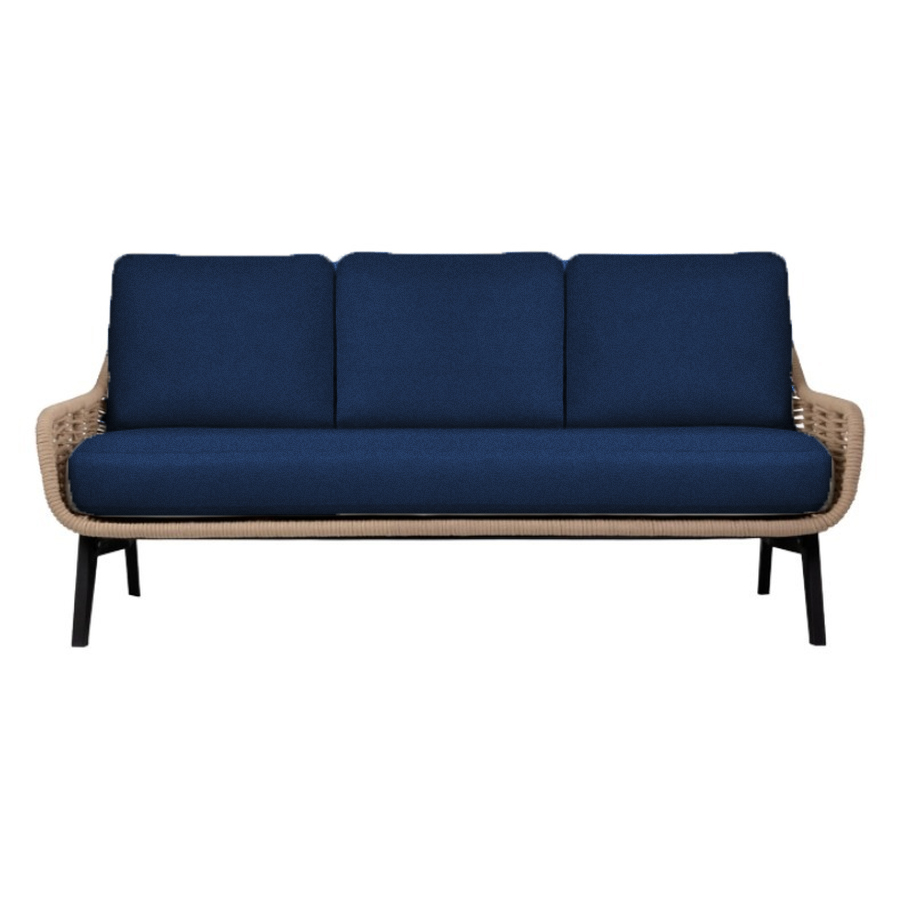 Диван трехместный Ван Гог Сапфир - Фото миниатюра 1